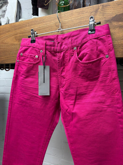 SS2005 Dior Homme by Hedi Slimane ‘Beck’ Pink Unaltered Skinny Jeans