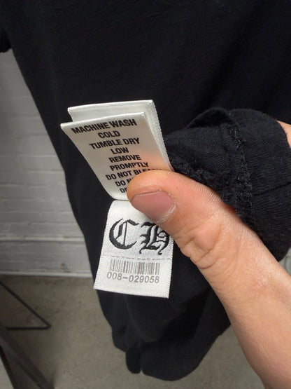 Chrome Hearts ‘USA Flag Logo’ Lace Collar Women’s Graphic T-Shirt