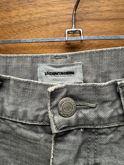 SS2012 Undercover ‘Thermal Knit’ Grey Hybrid Skinny Jeans