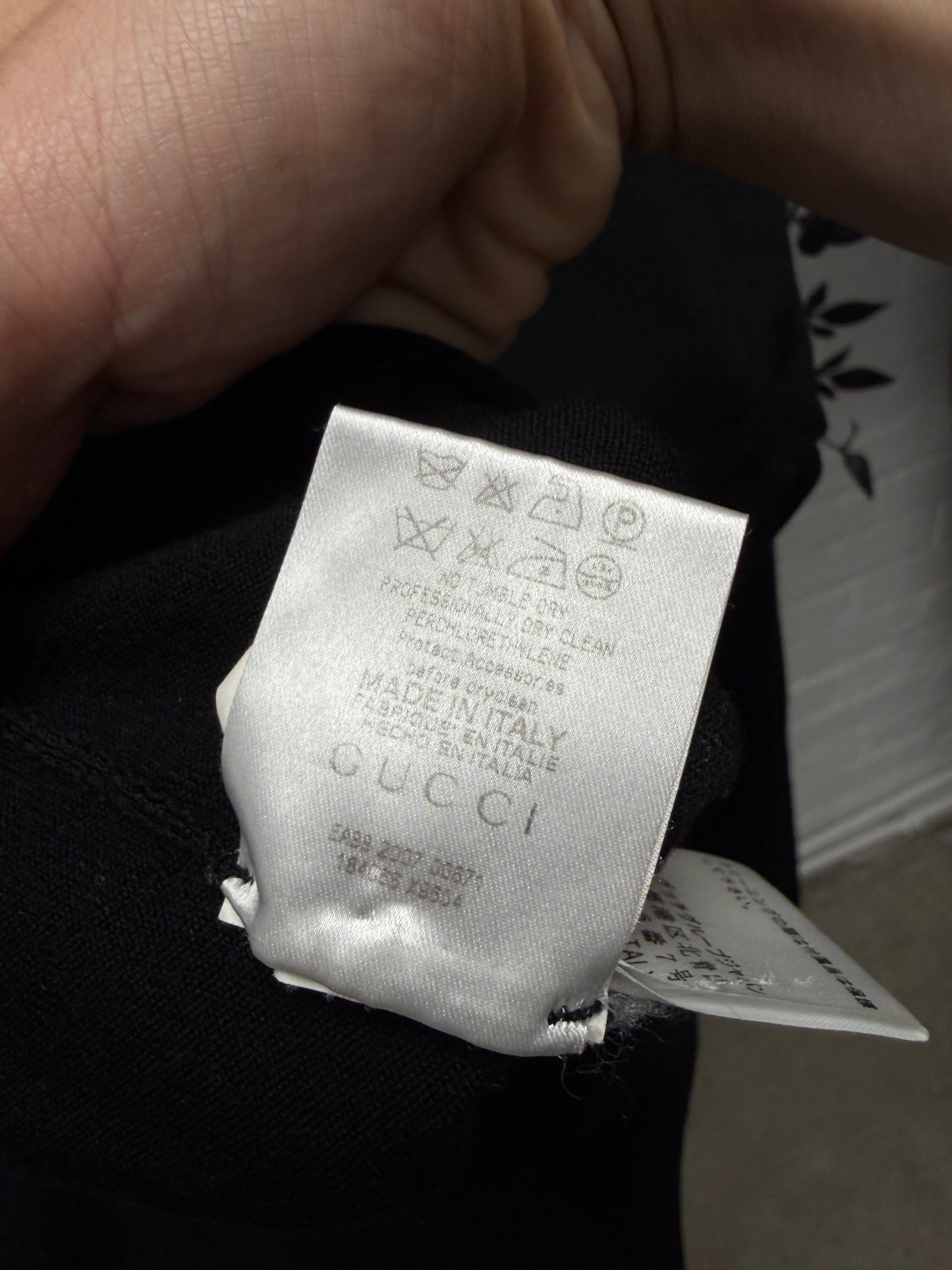 2007 Gucci ‘Horsebit Clasp’ Black Wool V-Neck Sweater