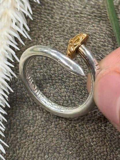 Chrome Hearts 22K Gold ‘Nail’ Ring