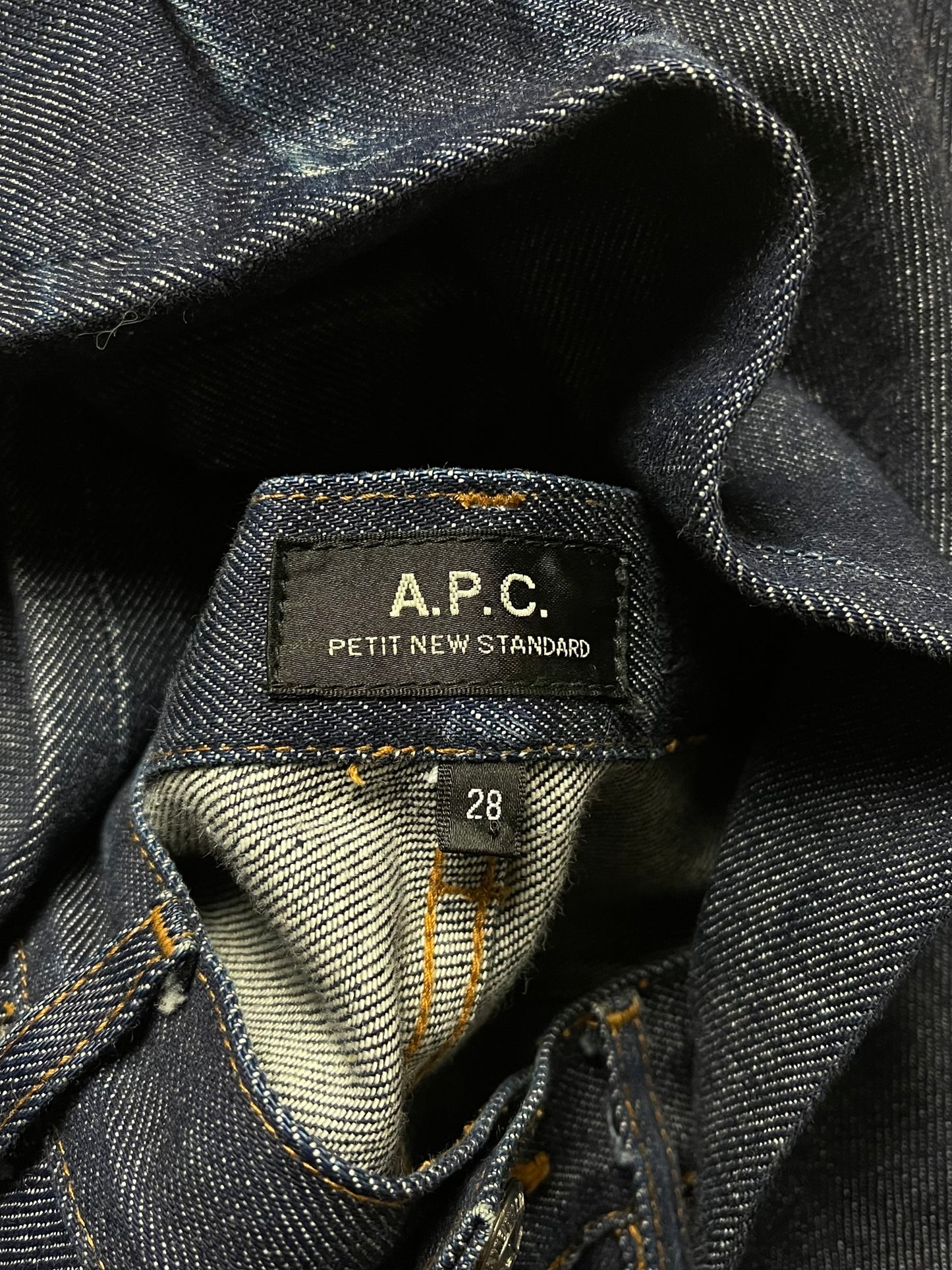 A.P.C. Slim Straight Cut Raw Selvedge Denim