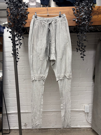 SS2014 Julius Layered Cotton/Thermal Drawstring Jogger Pants