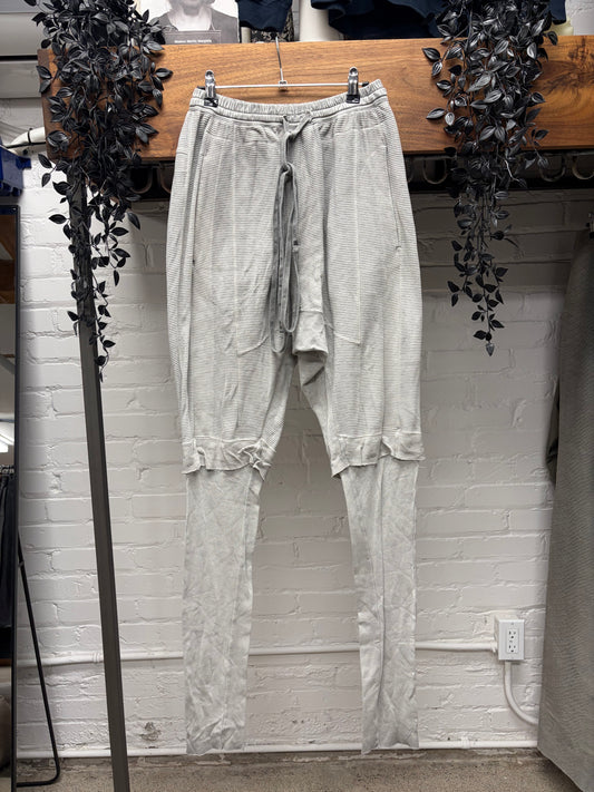 SS2014 Julius Layered Thermal Cotton/Corduroy Drawstring Jogger Pants