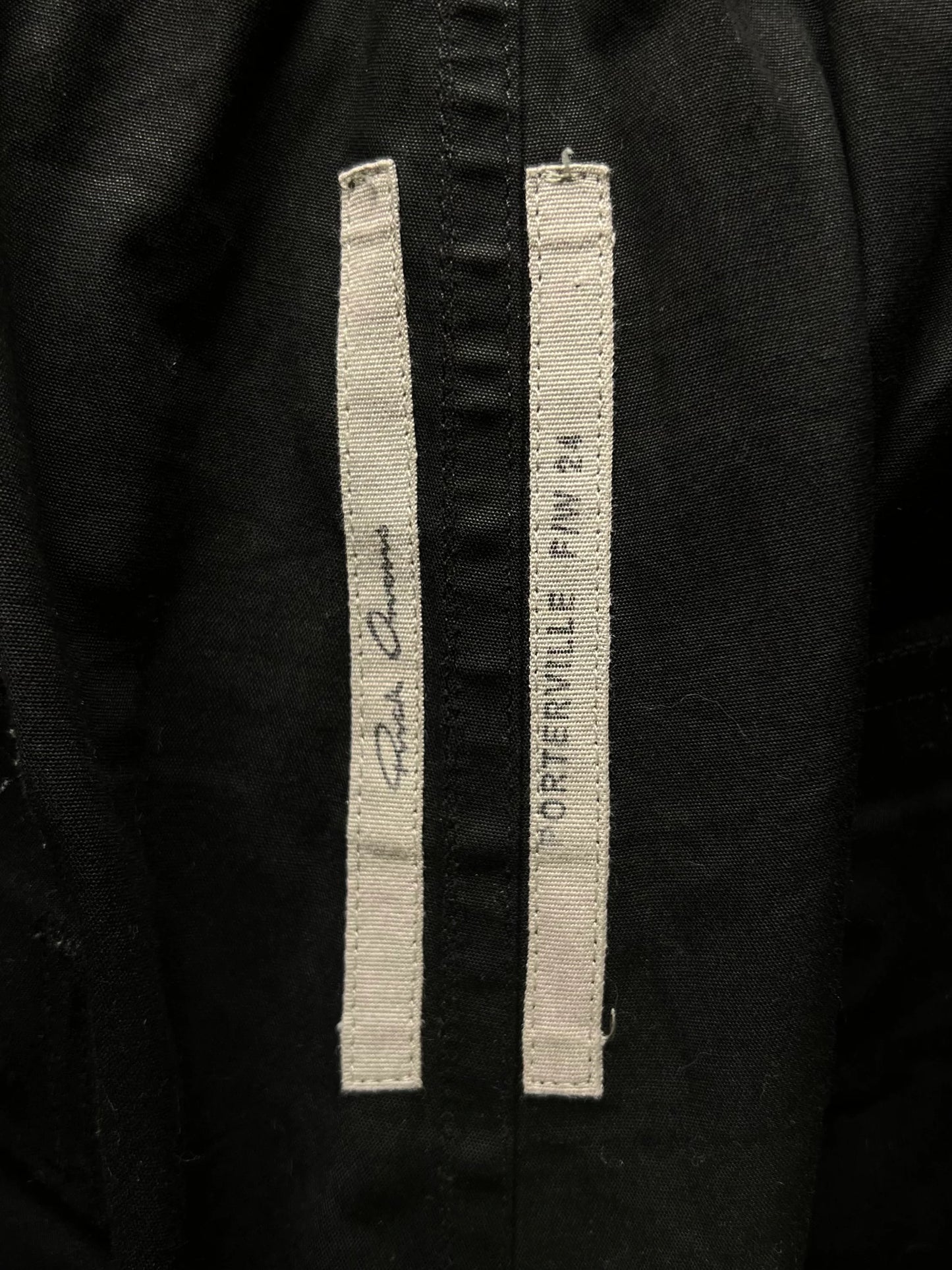 AW2024 Rick Owens ‘Porterville’ Bela Black Wide Leg Pants