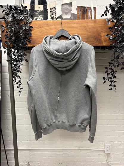 Rick Owens ‘Granville’ Heather Grey Pullover Hoodie