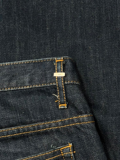 Dior Homme Raw Blue ‘Button Fly’ Skinny Denim