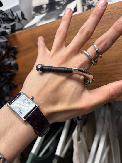 Werkstatt:Munchen ‘Interconnected’ 925 Silver Double Ring