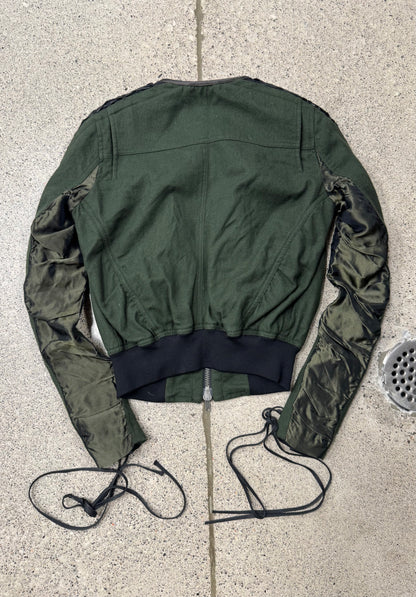 Haider Ackermann Lace Bomber Jacket