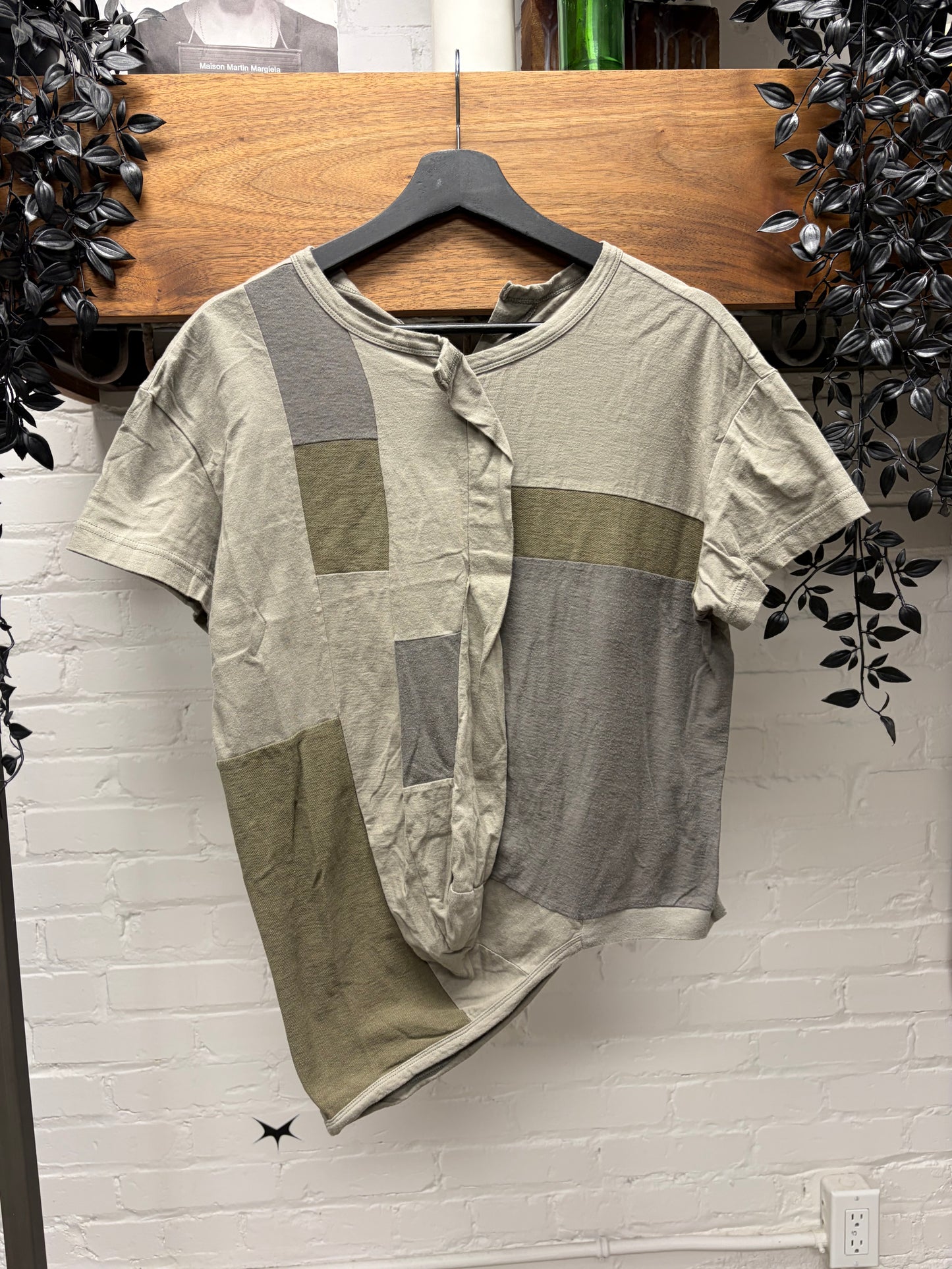 Yohji Yamamoto ‘Y’s Reconstructed Cotton Patchwork T-Shirt
