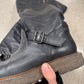 Maison Margiela Crepe Sole Thigh High Leather Engineer Boots