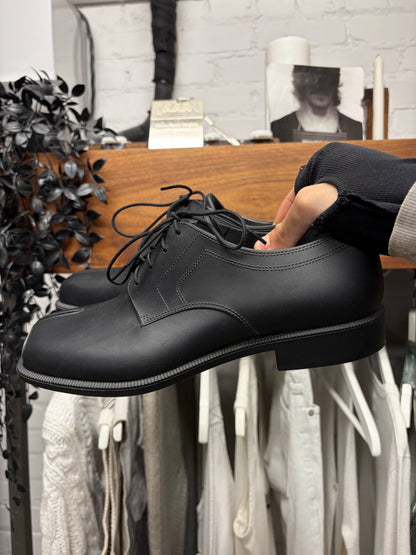 Maison Margiela ‘Tabi’ Black Split Toe Derbys