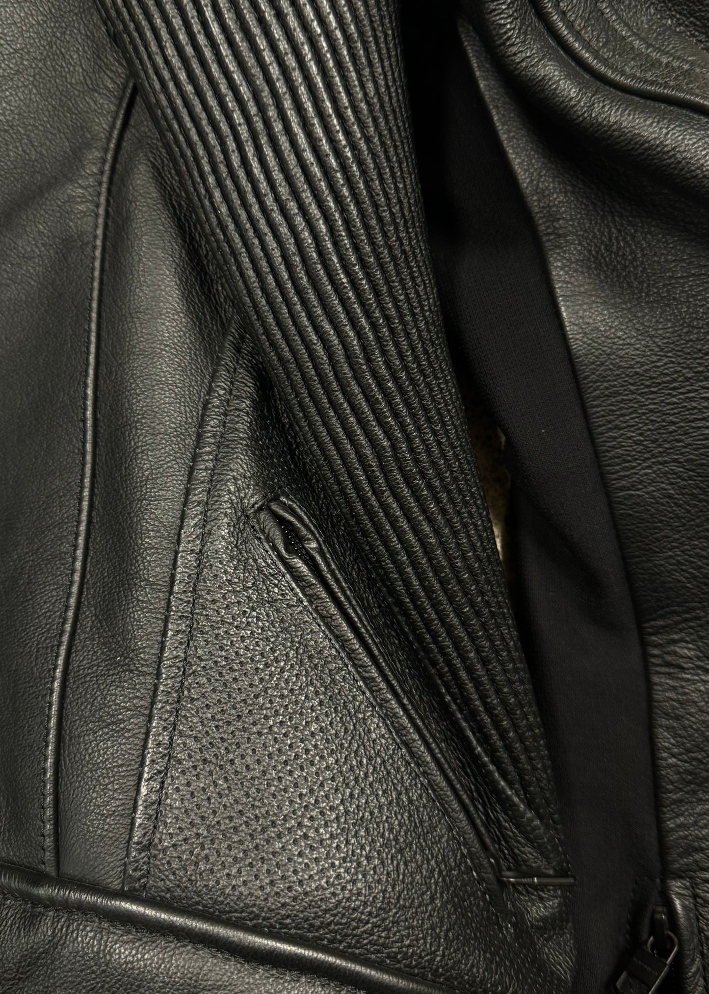 Alyx Studios ‘Spidi’ Black Calfskin Leather Armored Motorcycle Jacket