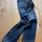 Diesel Washed Blue Flared Boot Cut Denim