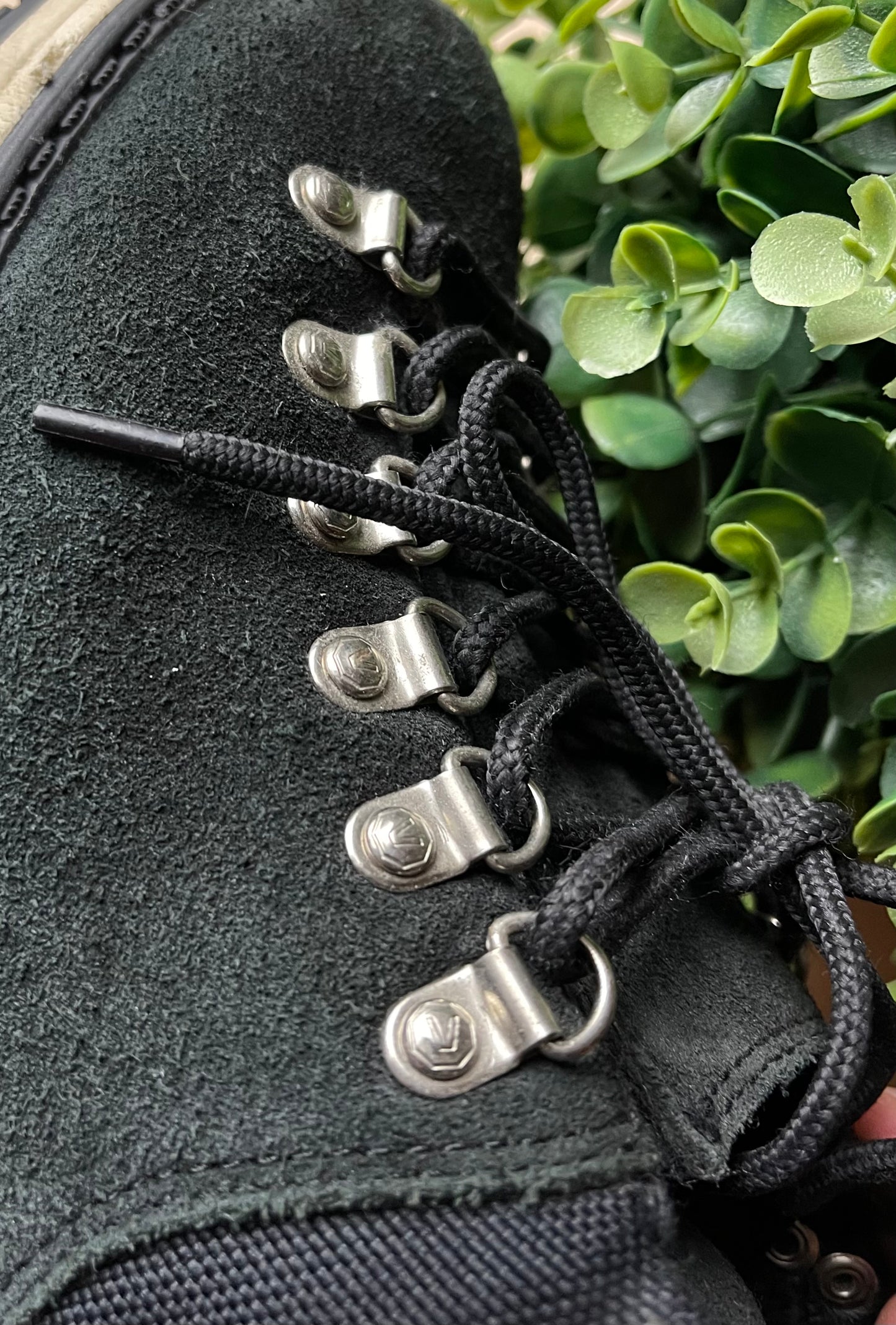 Visvim ‘Serra’ Black Suede High Top Hiking Boots