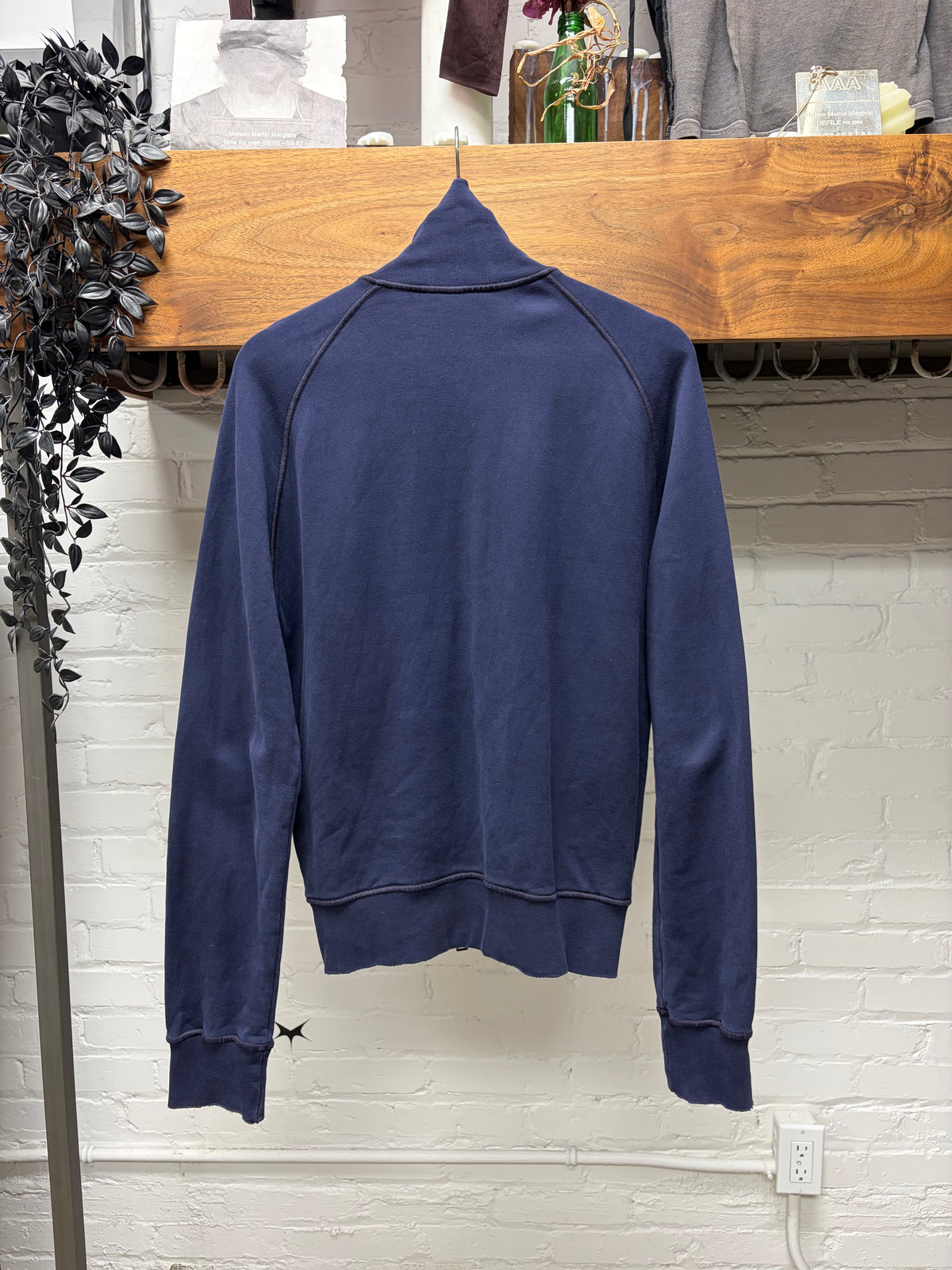 AW2006 Dsquared2 'Duke' Lion Crest Blue Cotton Track Jacket