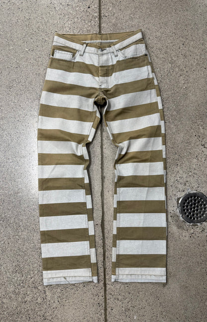 SS1999 Helmut Lang ‘Prisoner’ Paint Striped Denim