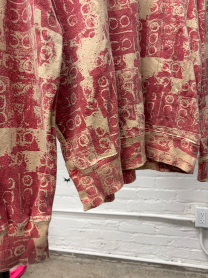 2007 Comme Des Garçons Homme ‘Lego’ Print Red/Sand Sweater