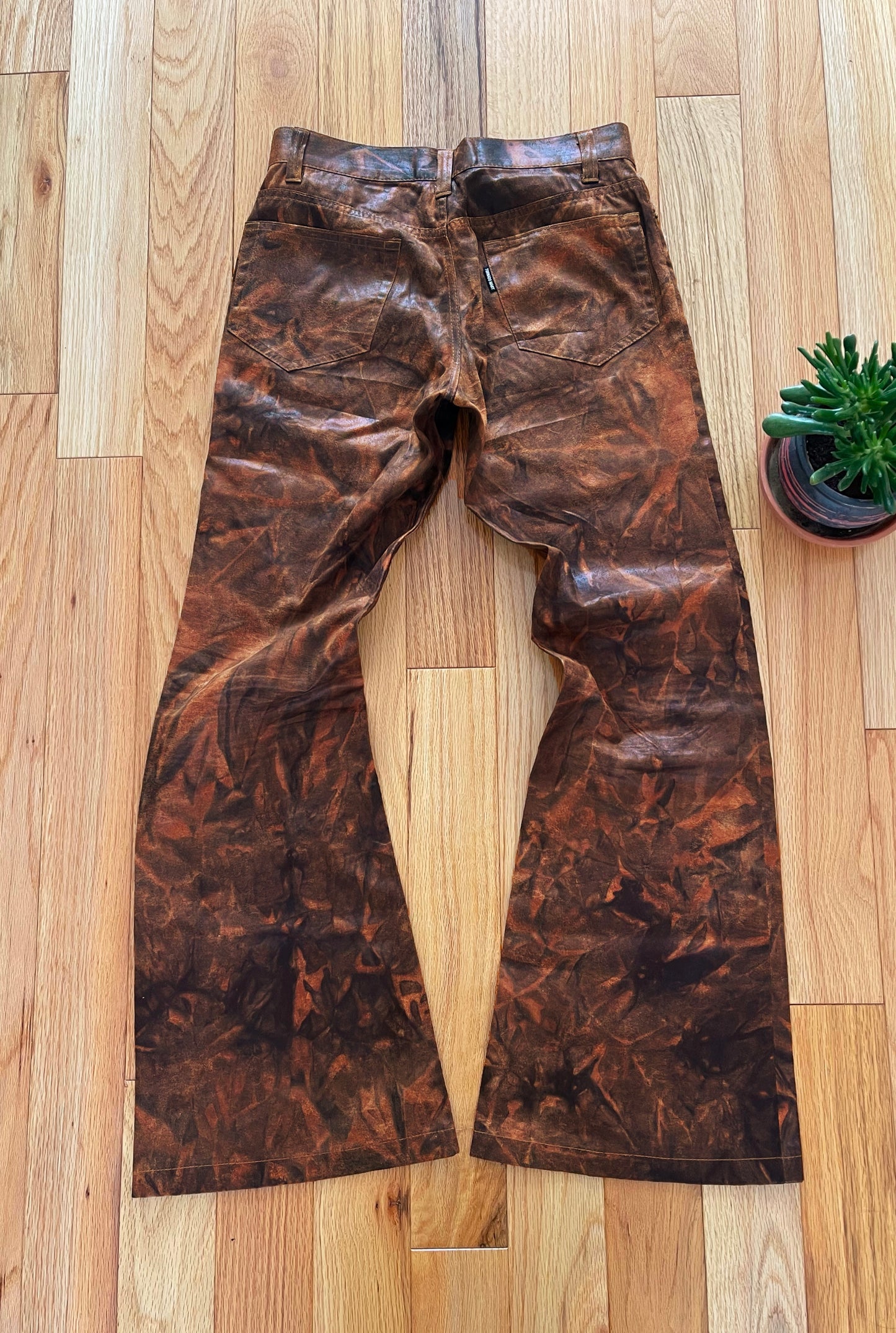 Tornado Mart ‘Rustic Orange’ Flared Cut Denim