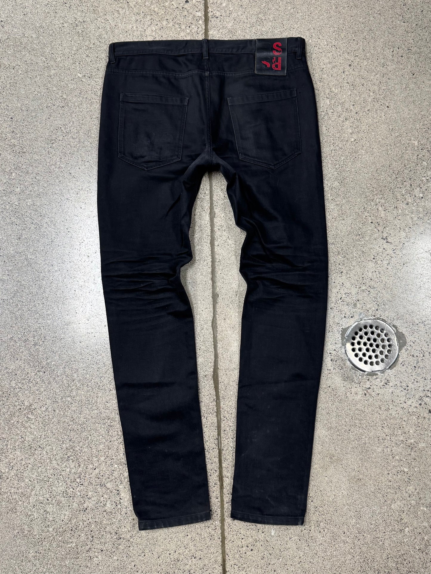 SS2017 Raf Simons ‘RS’ Patch Logo Denim