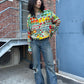 Vintage Gucci Fruit Silk Button Down Shirt