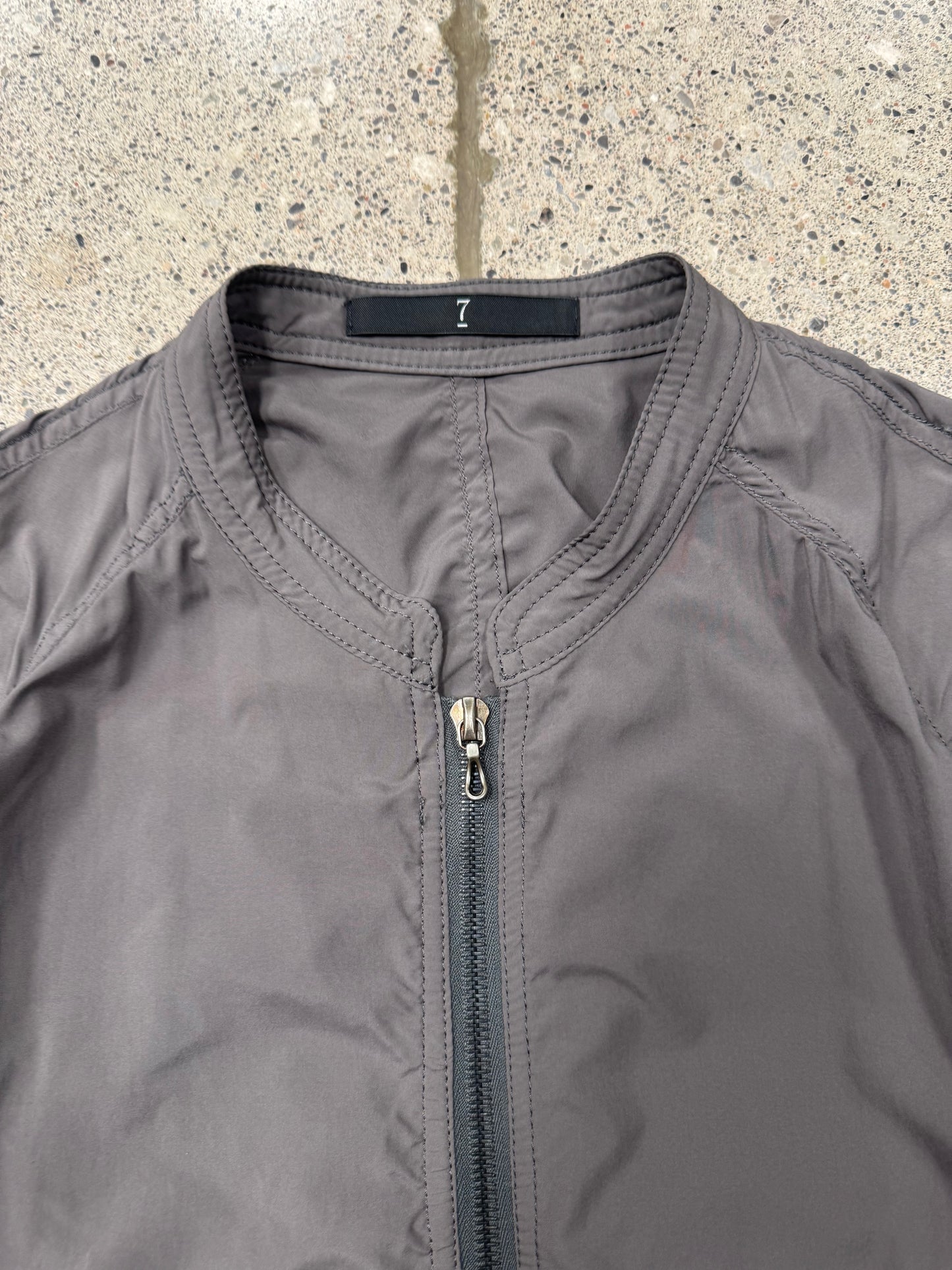 SS2008 Julius ‘Synthetic Cloth’ Exposed Pocket Lightweight Bomber Jacket