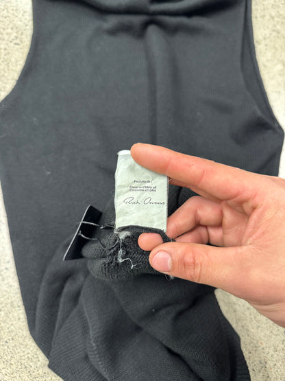 2000s Rick Owens Olmar & Mirta Knit Sleeveless Hoodie