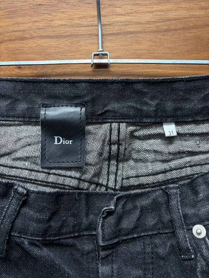 Dior Homme Washed Black Skinny Jeans