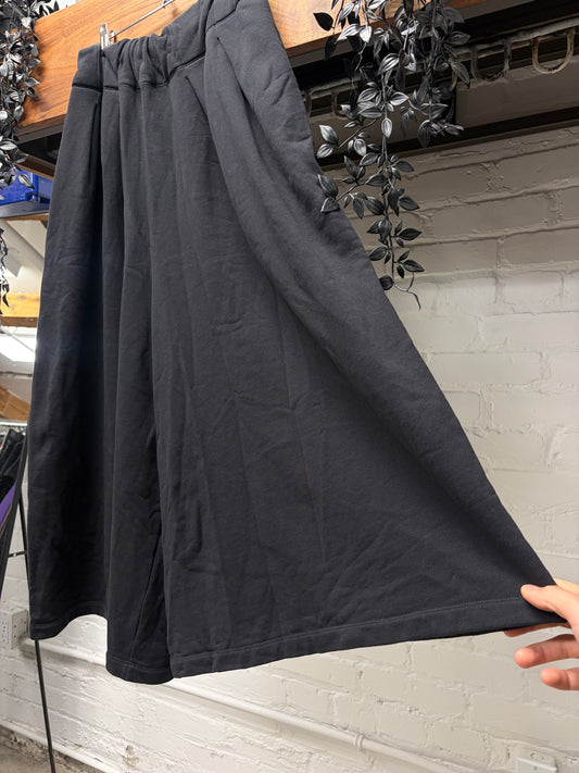 Yohji Yamamoto S’yte Sarousel Wide Leg Black Shorts
