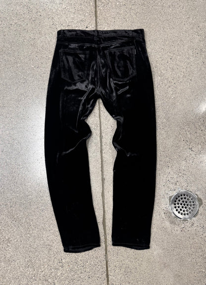 2019 Saint Laurent Black Velour Slim/Skinny Bottoms