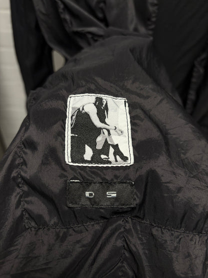 SS2014 Rick Owens ‘Vicious’ Layered Black T-Shirt + Nylon Blazer