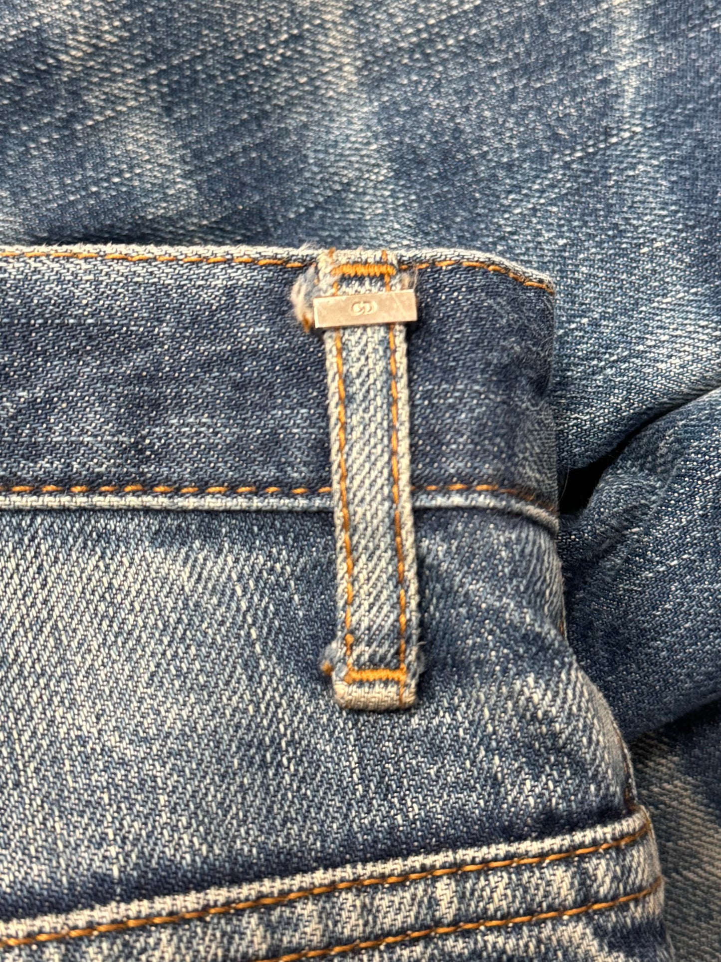 Dior Homme ‘Natural Fade’ Blue Washed Skinny Denim