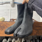 Maison Margiela ‘Tabi’ Split Toe Leather ‘Low Heel’ Boots