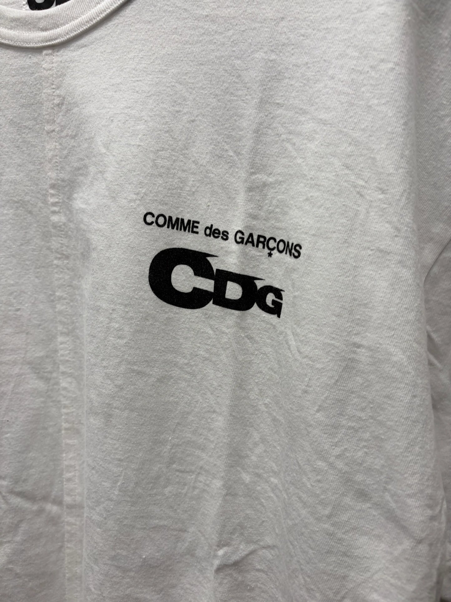 Comme Des Garçons ‘CDG Logo’ Split Reconstructed T-Shirt