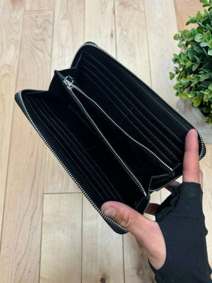 Burberry Nova Check Black Long Wallet