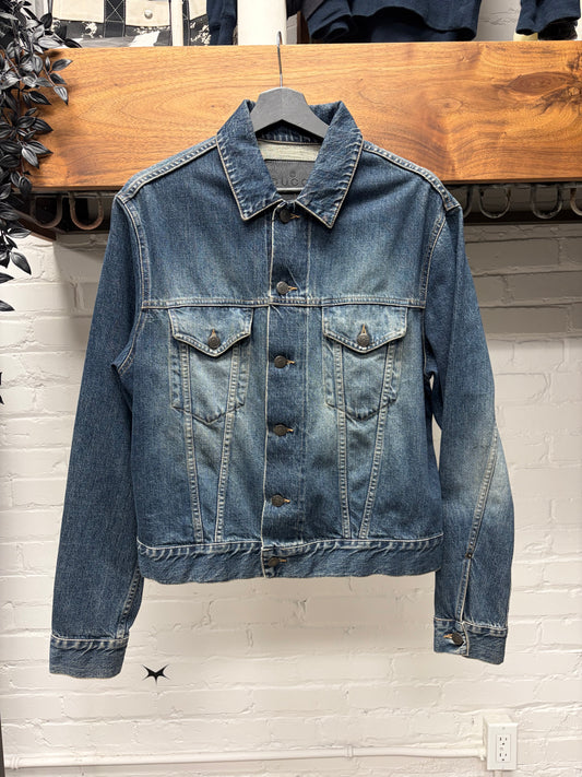 2000s Gucci Selvedge Denim Stripe Detailed ‘Type 1’ Inspired Jacket