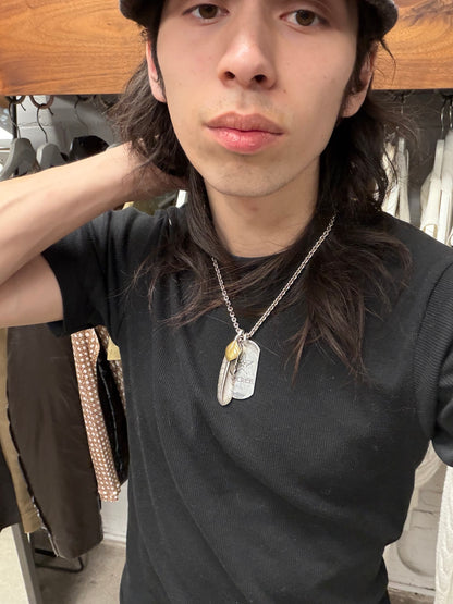 Chrome Hearts ‘Fucker/Rolling Stones’ Tongue & Lips 925 Silver Dogtag
