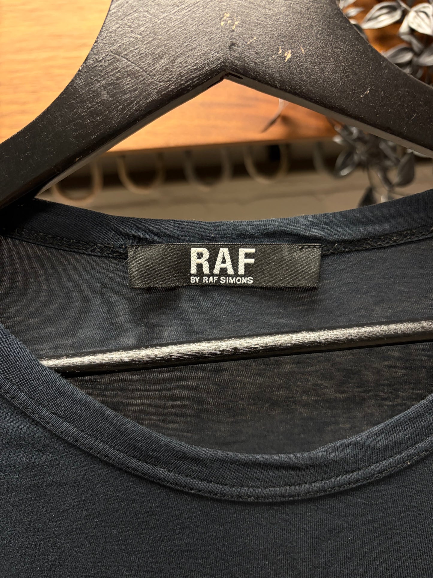 AW2010 Raf Simons ‘New Tribes’ 3/4 Length Black Long Sleeve Shirt