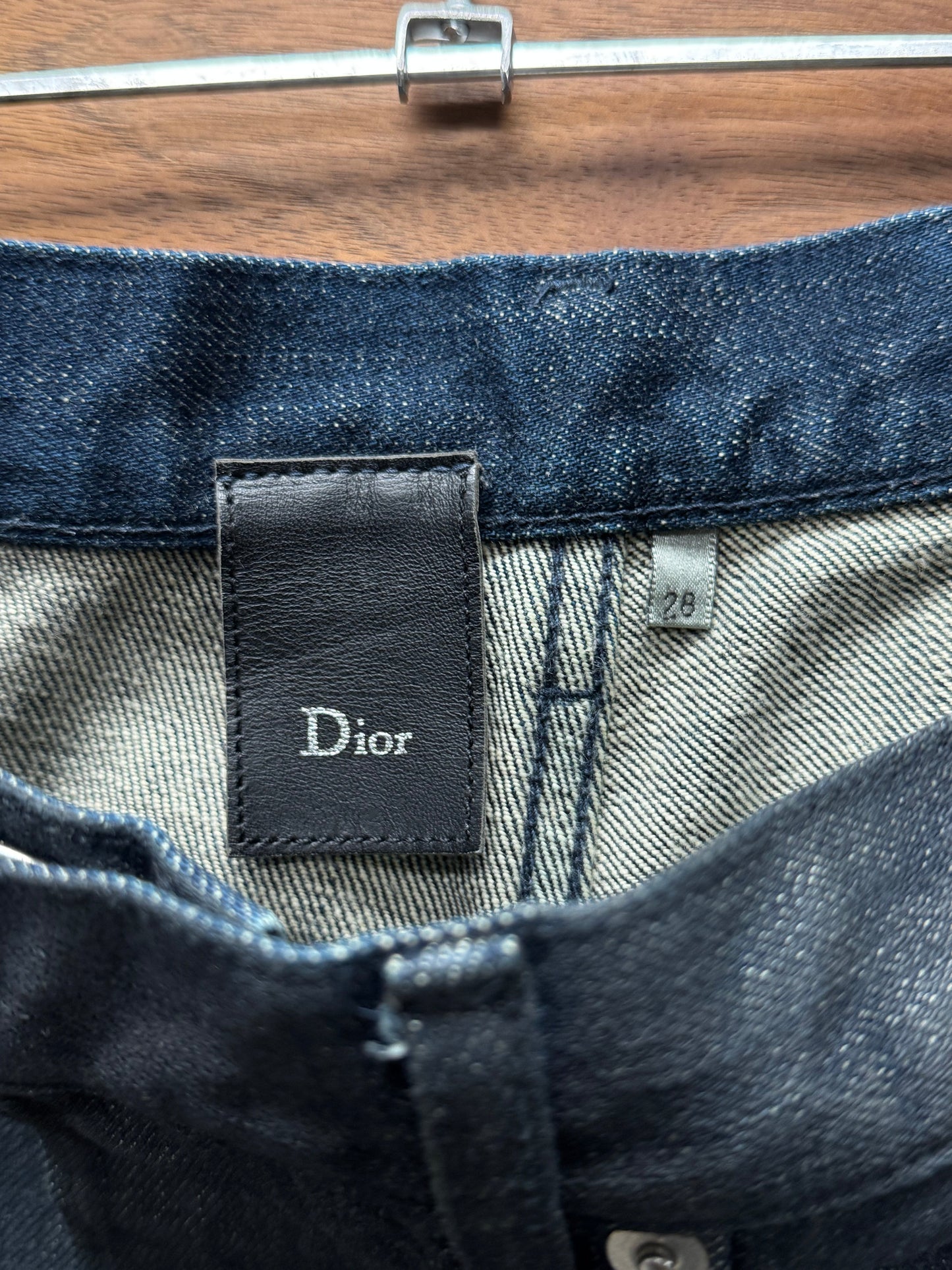 Dior Homme ‘Waxed Black’ Unaltered Skinny Denim