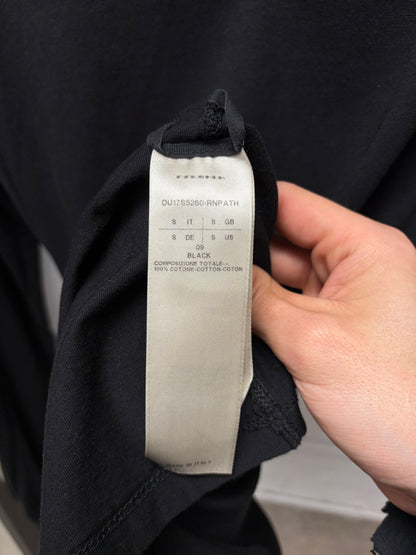 Rick Owens DRKSDHW Patch Black Long Sleeve Shirt