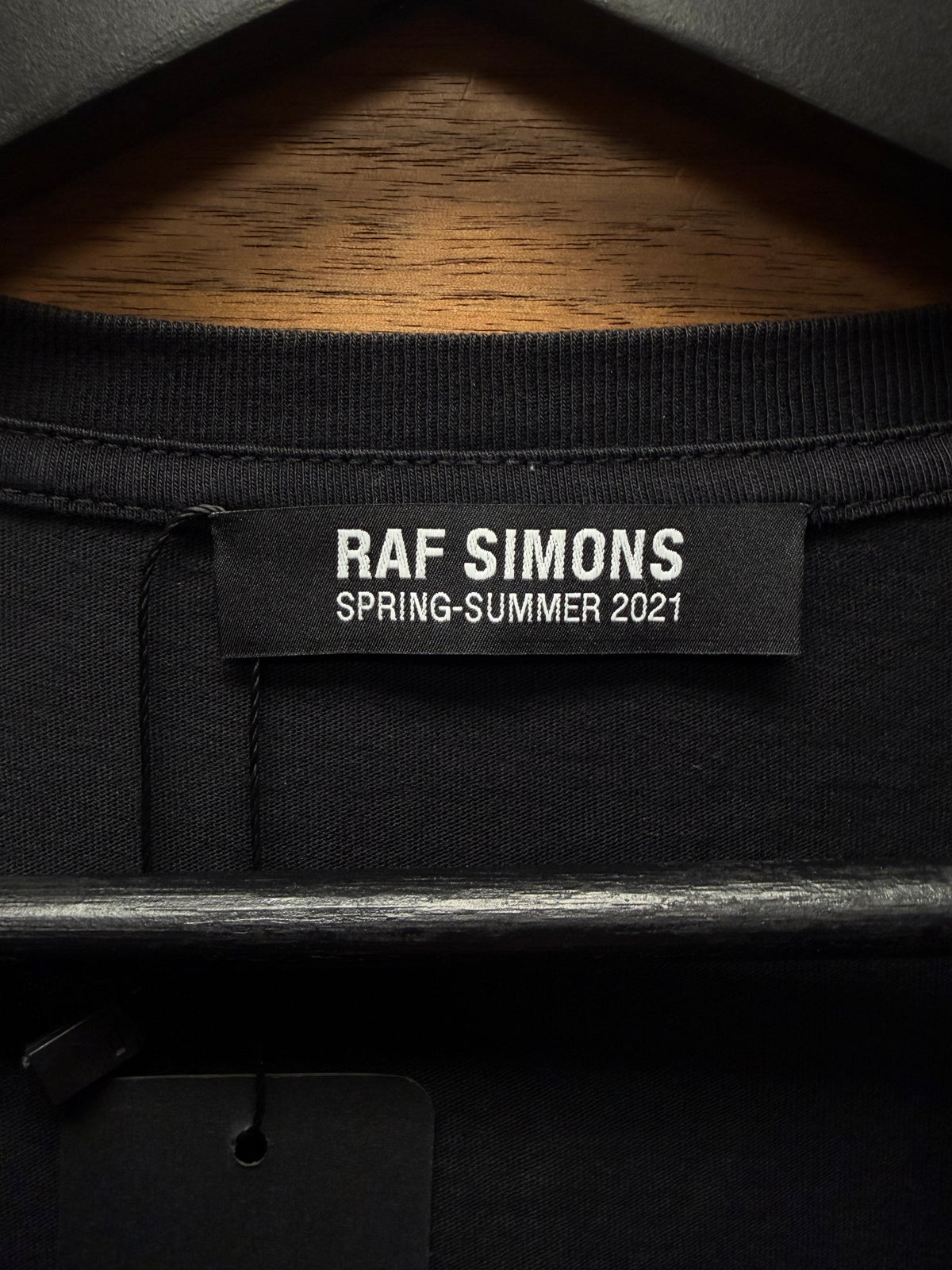 SS2021 Raf Simons ‘Teenage Dreams’ Black Short Sleeve T-Shirt