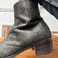 SS2002 Helmut Lang ‘Perch Skin’ Fish Leather Pointed Toe Boots.