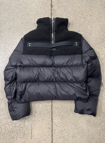 AW2024 Rick Owens x Moncler Shearling/Down Fill ‘Cyclopic’ Puffer Jacket