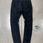 2012 Balenciaga by Nicholas Ghesquiere Black Waxed Denim