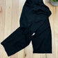 Yohji Yamamoto 3/4 Length Black Wool Shorts