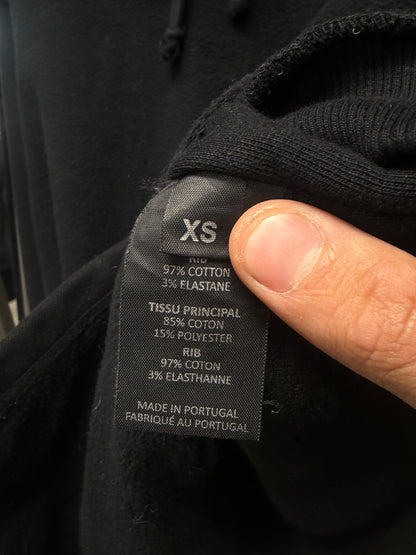 AW2019 Vetements ‘Fuck’ Inside Out Heavy Cotton Black Pullover Hoodie
