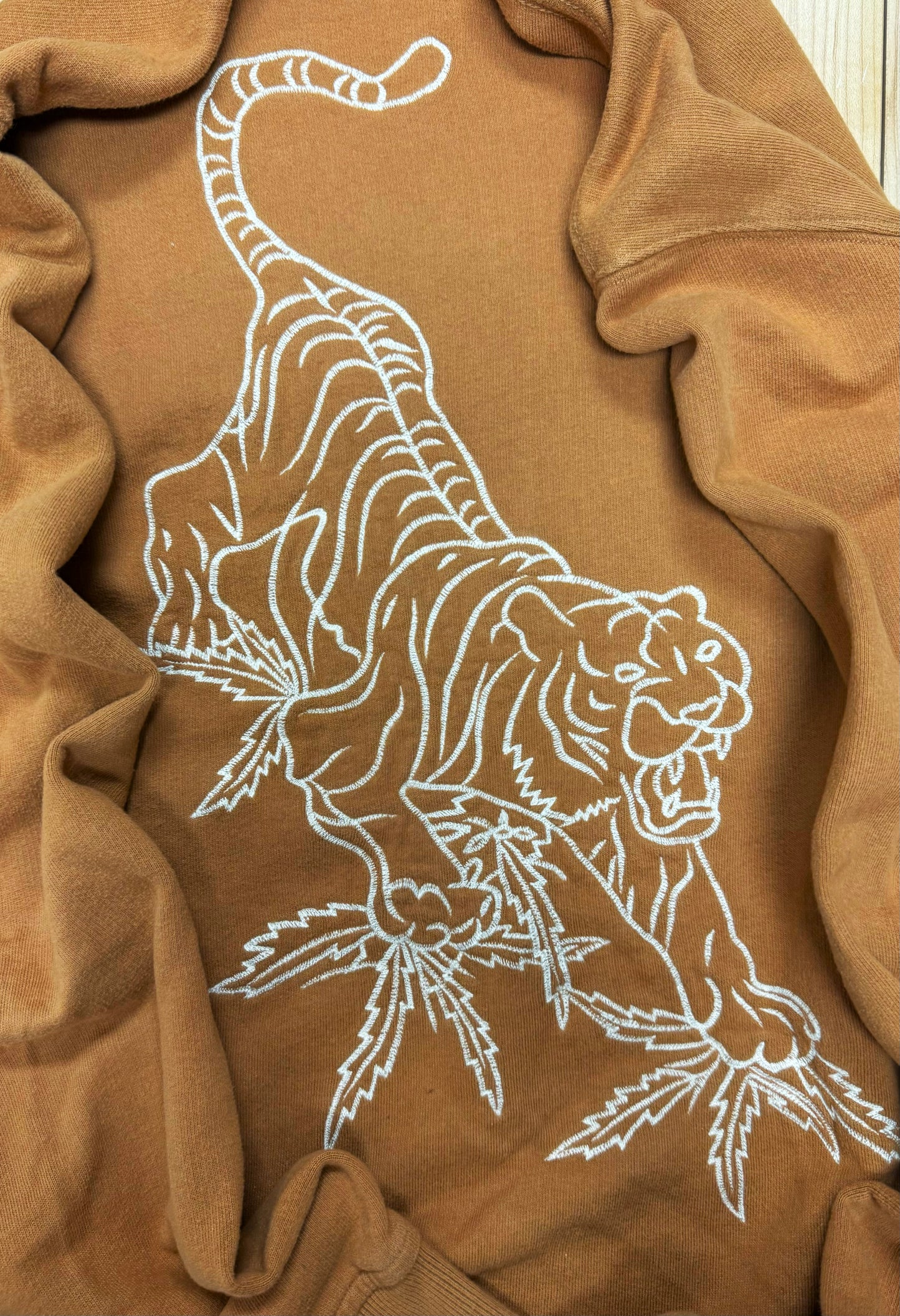 Maharishi ‘Tiger’ Embroidered Logo Sweatshirt