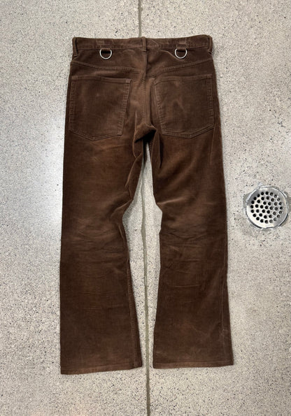AW2002 Undercover ‘Witches Cell Division’ Hybrid Corduroy/Knit Flared Pants