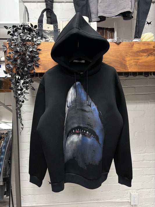 SS2016 Givenchy by Ricardo Tisci ‘Shark’ Black Graphic Hoodie
