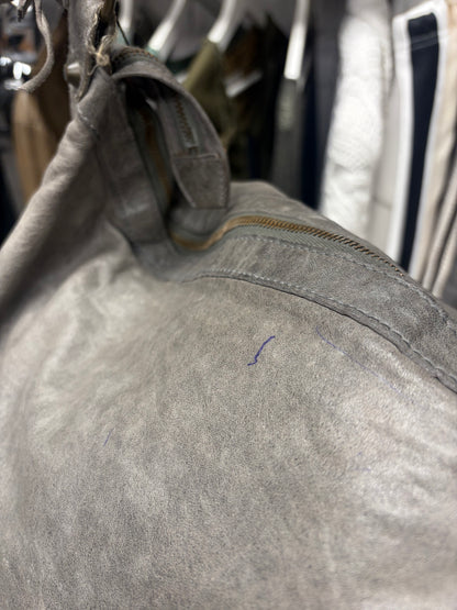 Balenciaga Taupe Brown Leather ‘Hobo’ Shoulder Bag